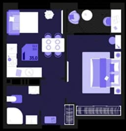 1-комнатная